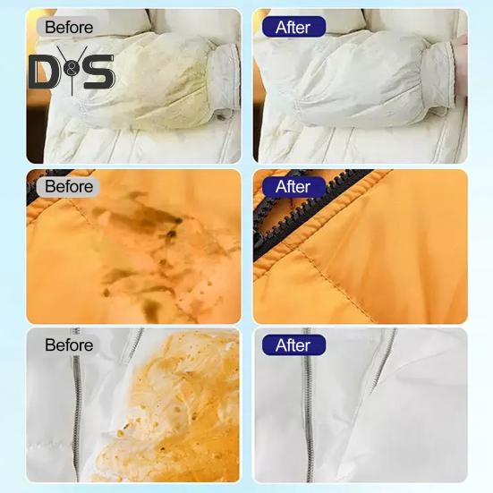 120ML Down Jacket Dry Cleaning Agent with Brush Wash Free Cleaning Brush Down Jacket Cleaner for Down Garments Dry Cleaning