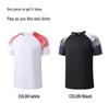 Red Gradient Quick-Dry Badminton and Table Tennis Training T-shirt for Men and Women