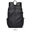 SCIONE Men's Casual Large-Capacity Backpack Lightweight Burden-reduced Waterproof Solid Color Minimalist Outdoor Leisure Sports Backpack