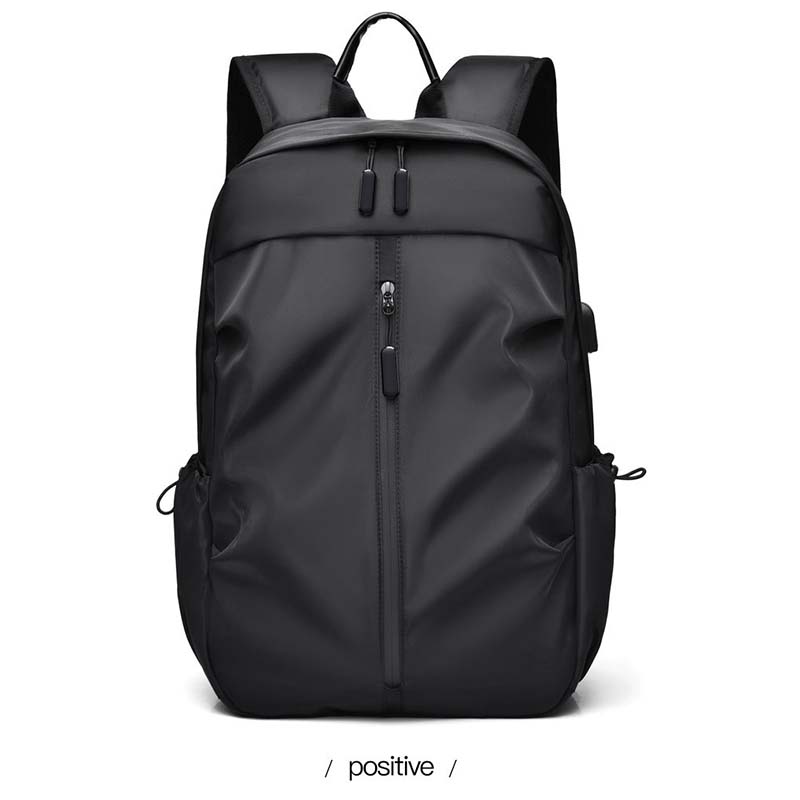 SCIONE Men's Casual Large-Capacity Backpack Lightweight Burden-reduced Waterproof Solid Color Minimalist Outdoor Leisure Sports Backpack
