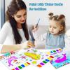 Livres de coloriage à l'eau BAOXUE pour enfants de 4 à 8 ans, Livre de peinture à l'eau pour tout-petits, Papier de peinture aquarelle Cadeau pour garçons filles 2-4 ans