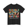 School's Out Forever Shirt, Retired Teacher 2025 Groovy Retirement T-Shirt