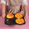 4/9/12 Hole Hamburger Bread Mold Non-Stick Baking Pan Hamburger Bun Pan  Fast Food Restaurants