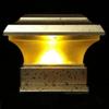 1 Pack Waterproof Outdoor Solar Garden Landscape Light Fence Post Light Yard Post Light Outdoor Decoration Gardening