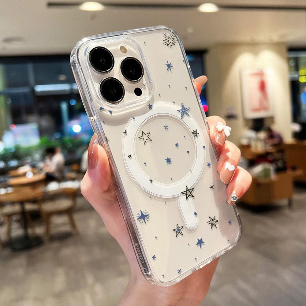 Clear Cute Small Floral Phone Case For Iphone 17 Air 16 15plus 14 13 12 11 Pro Max Transparent Cover Elegant Funda Fashion Shell