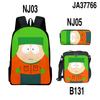 Trendy Popular Novelty SOUTH PARK 3D Printed 3pcs/Set Student School Bags Laptop Daypack Backpack Lunch bag Pencil Case
