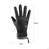 Men's Winter Gloves for Outdoor Activities - Insulated Touchscreen Mittens