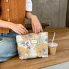 Vintage Small Woven Brocade Cosmetic Bag Large Capacity Carrying Literary Pen Bag