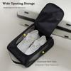 Portable Golf Shoe Bag Hand-Held Separate Compartment Dustproof Shoe Bag Lightweight Breathable Oxford Cloth Shoe Carrier