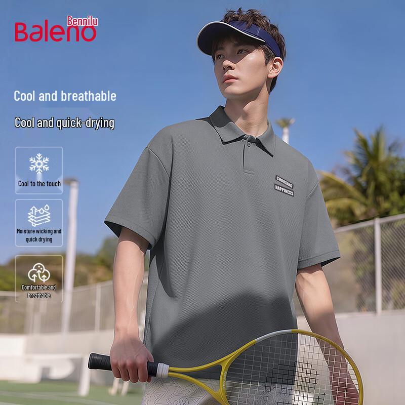 Baleno Men s Sporty Ice-Feel Polo Shirt 3XL