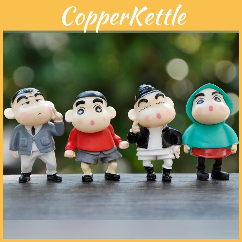 Raincoat Crayon Shin Chan Pvc Action Figure Model For Decoration Birthday Gift