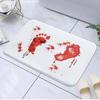 Water-absorbent Blood Stain Floor Mat Quick Dry Carpet Household Kitchen Mat  Haunted House