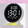 Digital Led Alarm Clock With Night Light Calendar Countdown For Bedroom Decor