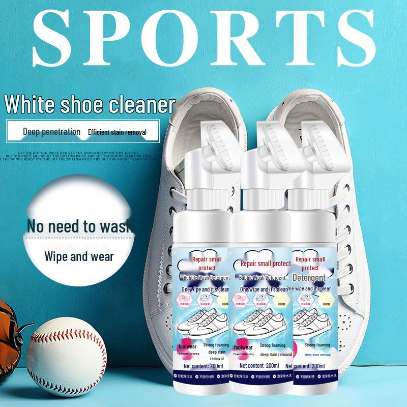White Shoe Whitening No-Wash Foam Cleaner
