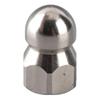 Stainless Steel Sewer Cleaning Nozzle Drain Cleaning Nozzle  Spray Disinfection