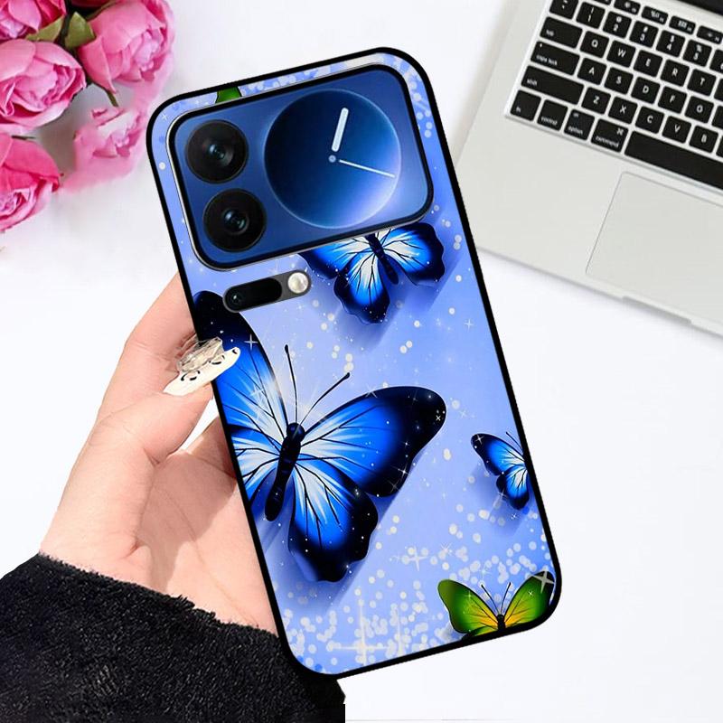 Silikonhülle für Xiaomi 17Pro/17 Pro Max Stoßfeste Handy-Rückseite Niedliche Bemalte Fundas für Xiaomi17 Pro Max Weiche TPU-Schale