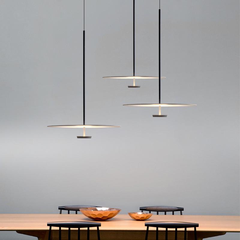 Nordic Minimalist Round Pendant Lamp for Living Room, Bedroom, or Study
