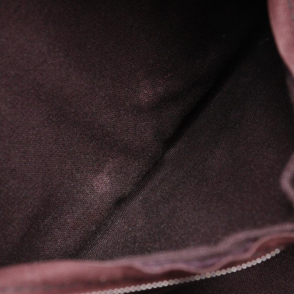 HERMES Fourre ToutPM Handbag Black / red cotton unisex Used