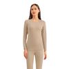 5A Antibacterial Brushed Thermal Underwear Set Wool Silk Base Layer Men Women Fall Winter