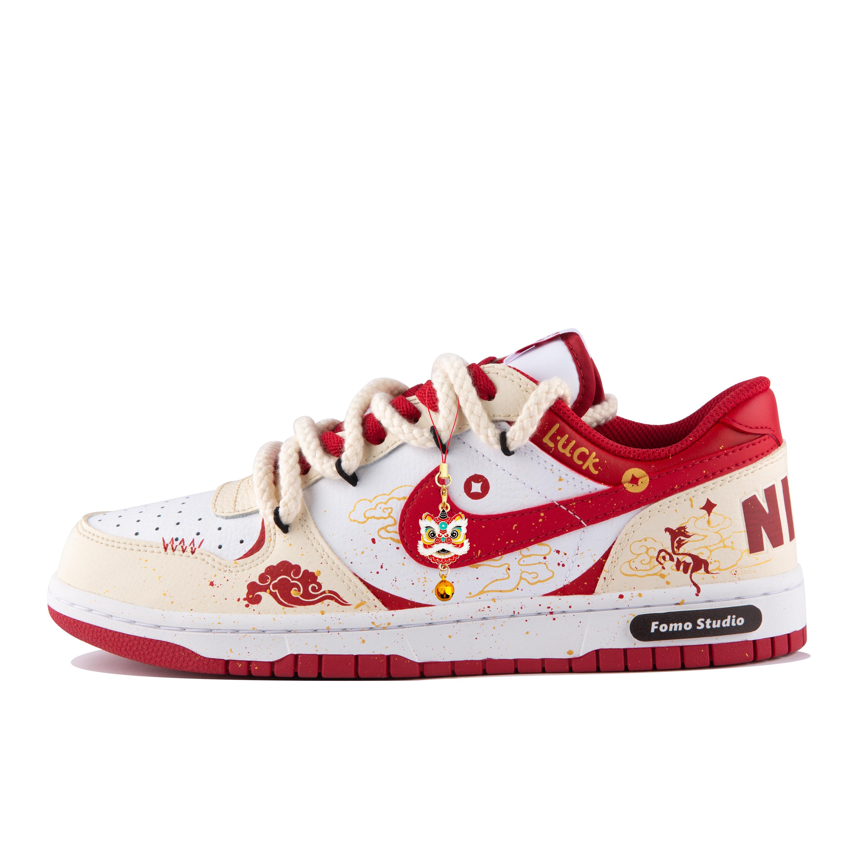 Nike Big FOMO Fuji Step Into The Year Of The Horse, Chinese Style, Trendy, New Year Edition, Shopping Bag Casual 355152-150(Team358-) 39