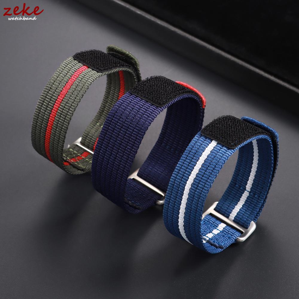 Nylon Canvas Strap 20mm 22mm for Tudor Hook Loop Textile Watch Band for Seiko for Omega Men‘s Military Sports Wristband Bracelet