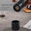 Stainless Steel Hand-Crank Coffee Grinder with External Adjustment for Italian Coffee