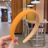 5# Orange Wide Sponge Headband