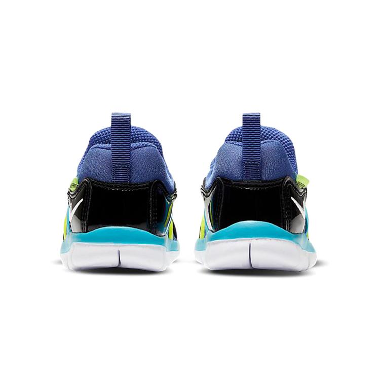 Nike Dynamo Free Low top Toddler Shoes Black Blue Yellow Infant And Toddler 343938-434