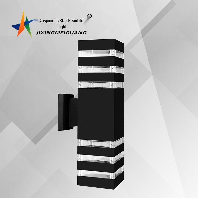 European Style LED Outdoor Wall Lamp for Garden Villa, Corridor, or Wall; GU10 & E27 Models; US Standard.