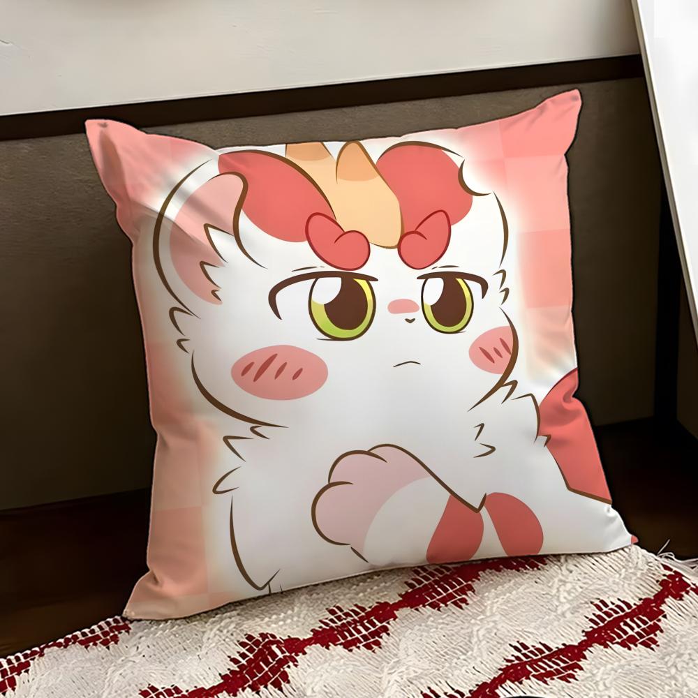 Cute You Shou Yan Cushion Cover Reversible Soft Durable Pillow Cover Home  Car MultiScene Use for Daily Comfort