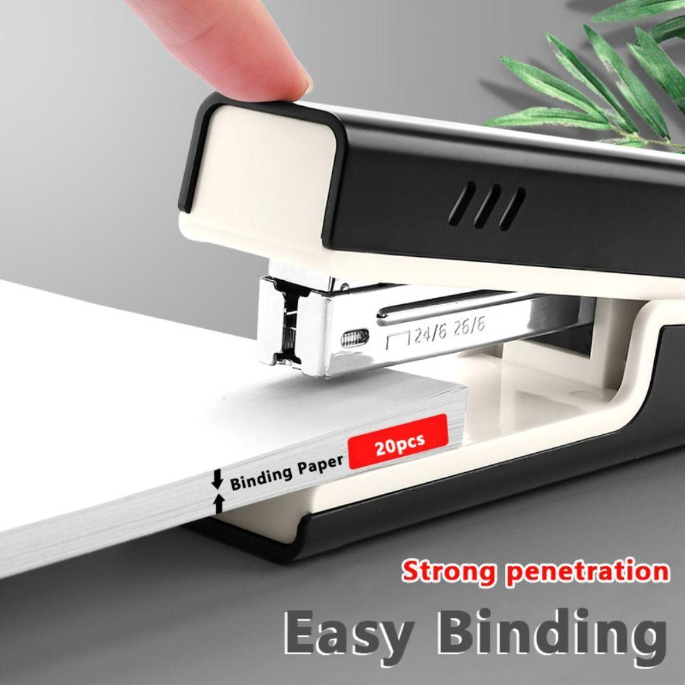 Effortless Long Stapler Use 24/6 Staples Stapling Machine Manual Binding Tool  Office School