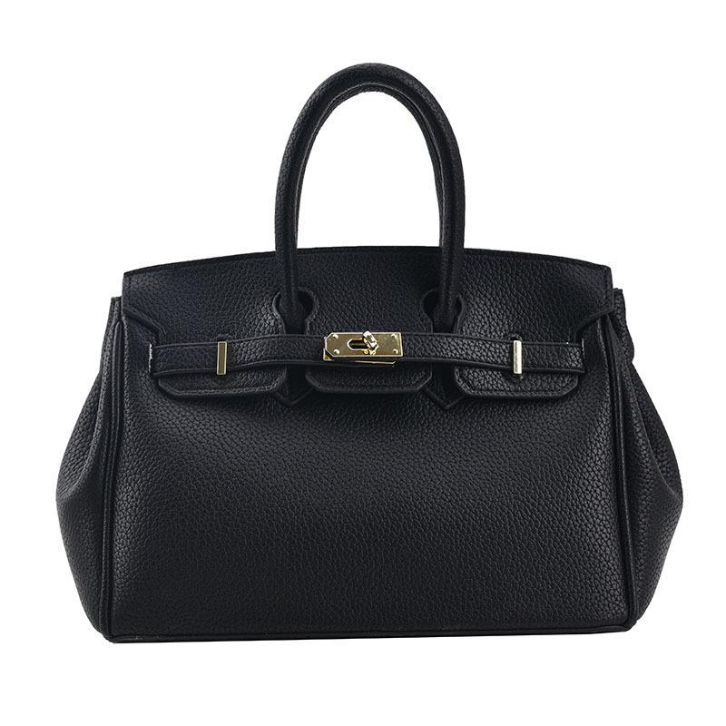 

Женская высококлассная роскошная сумка-тоут в корейском стиле - Сумка большой вместимости для осени и зимы. чёрный