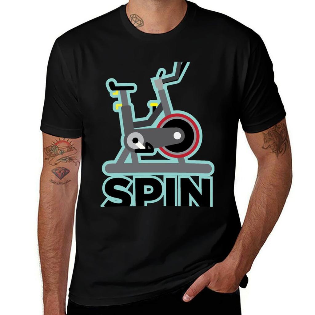 Spin Bike Tshirt Lightweight Casual Summer Tshirt