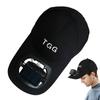 Solar Fan Hat Summer Fan Cooling Baseball Hat Summer Camping Hiking Travel Hat Sunscreen Sunshade Hats For Outdoor Camping