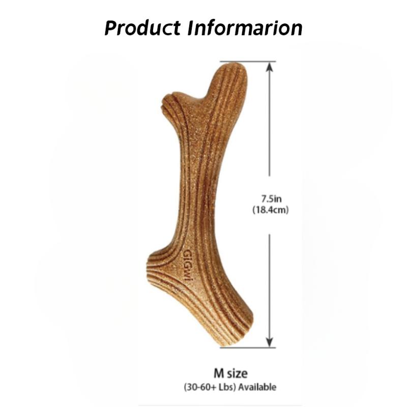 

Real Wooden Deer Antlers Dog Chew Toys for Aggressive Chewers Large Dog Chewing Stick Indestructible Tough Durable Pet Toys Gift