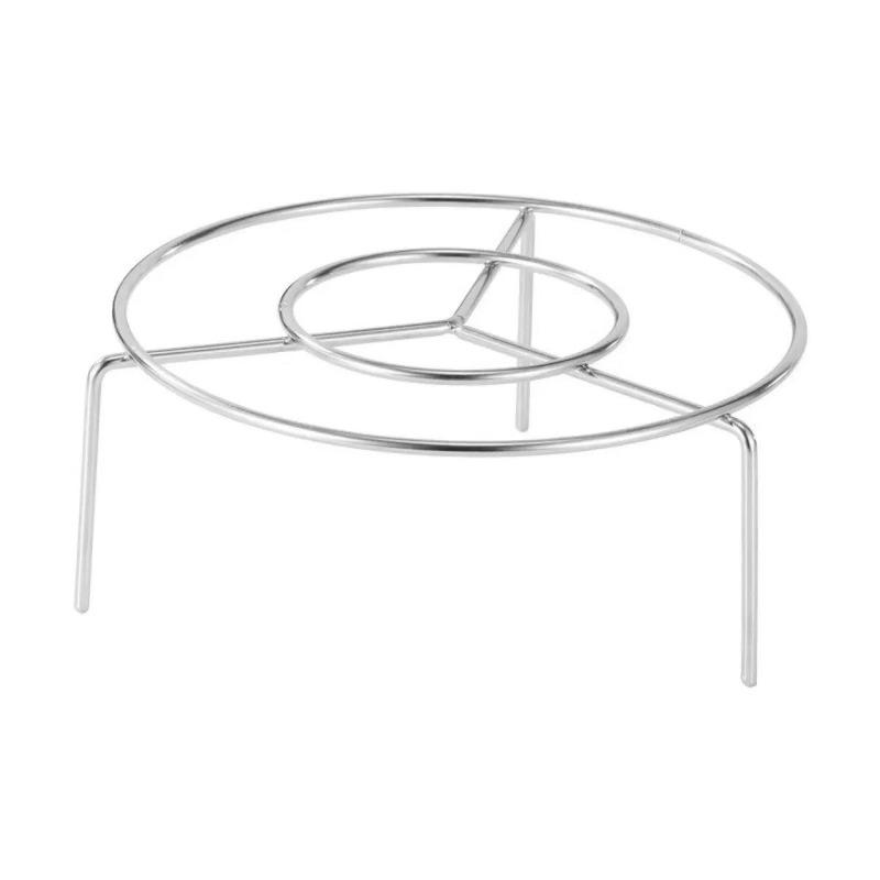 Household Kitchen Air Fryer Skewer Rack, Stainless Steel Hanging Barbecue Rack, Round Hanging Meat Skewer Rack