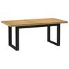 Vidaxl Dining Table, Noain, 180X90X75 Cm, Solid Pine Wood