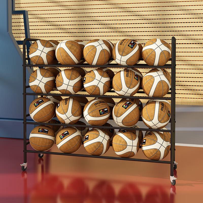 Mobile Sports Ball Storage Rack
