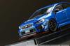 HJ64 Subaru WRX STI with optional display WR Blue finished product HJ641040BL 1/64 RA-R equipment/engine model, Pearl,