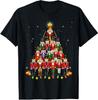 Funny Nutcracker Christmas Tree 2024 for Men Women Kids T-Shirt