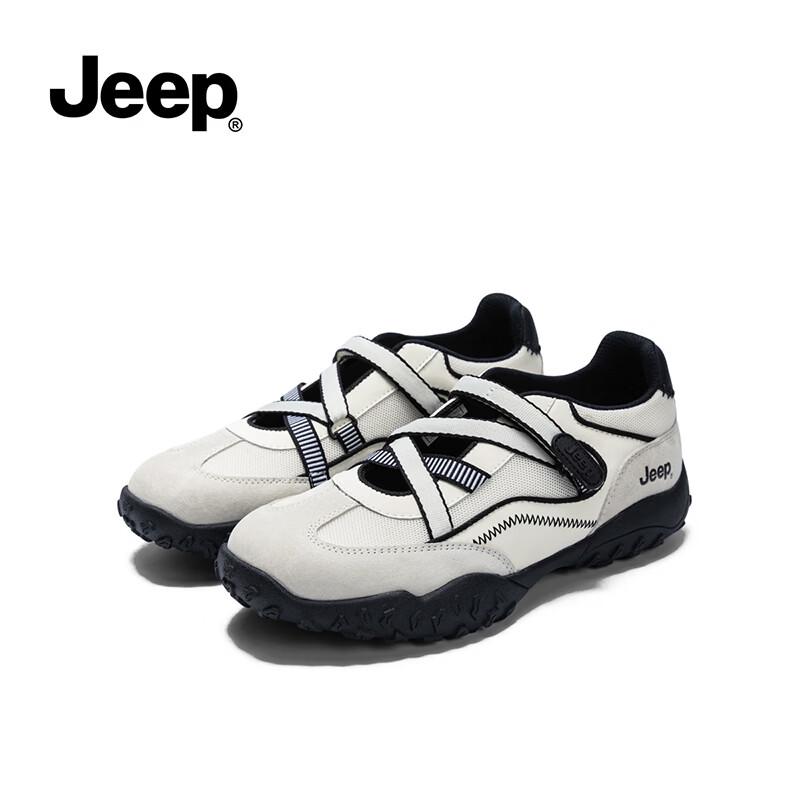 JEEP Women s Mary Jane Thick-Soled Athletic Shoes P653W13214 38