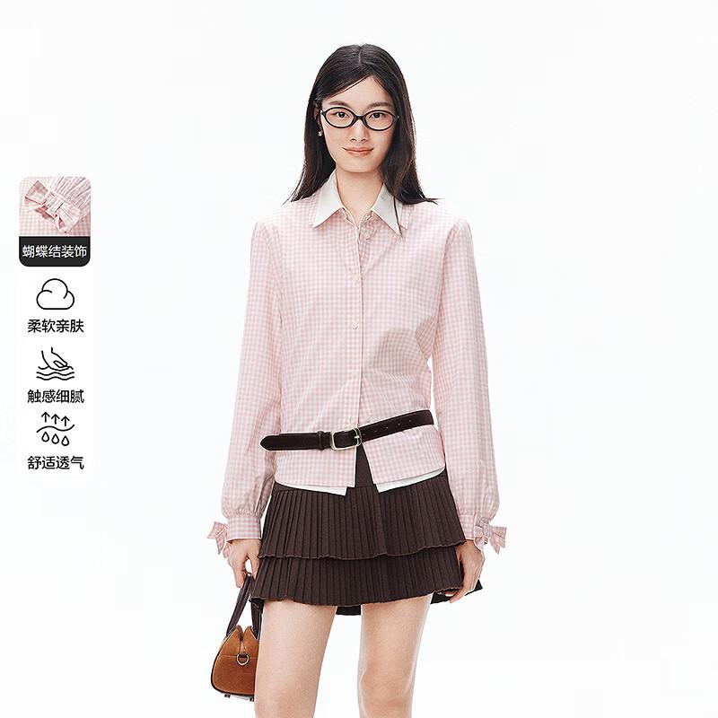 Ledin Women s Solid Long-Sleeve Shirt L