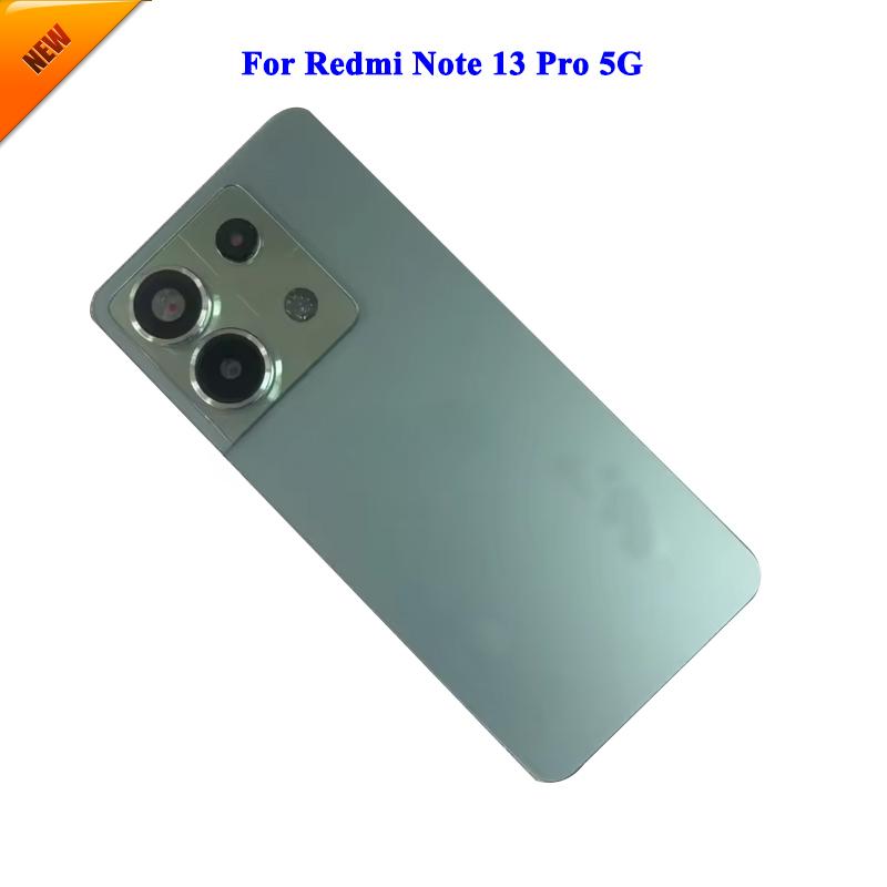 Grade AAA Back Cover Housing With Camera lens For Xiaomi Redmi Note 13 Pro 5G Back Housing Back Cover Door with Adhesive