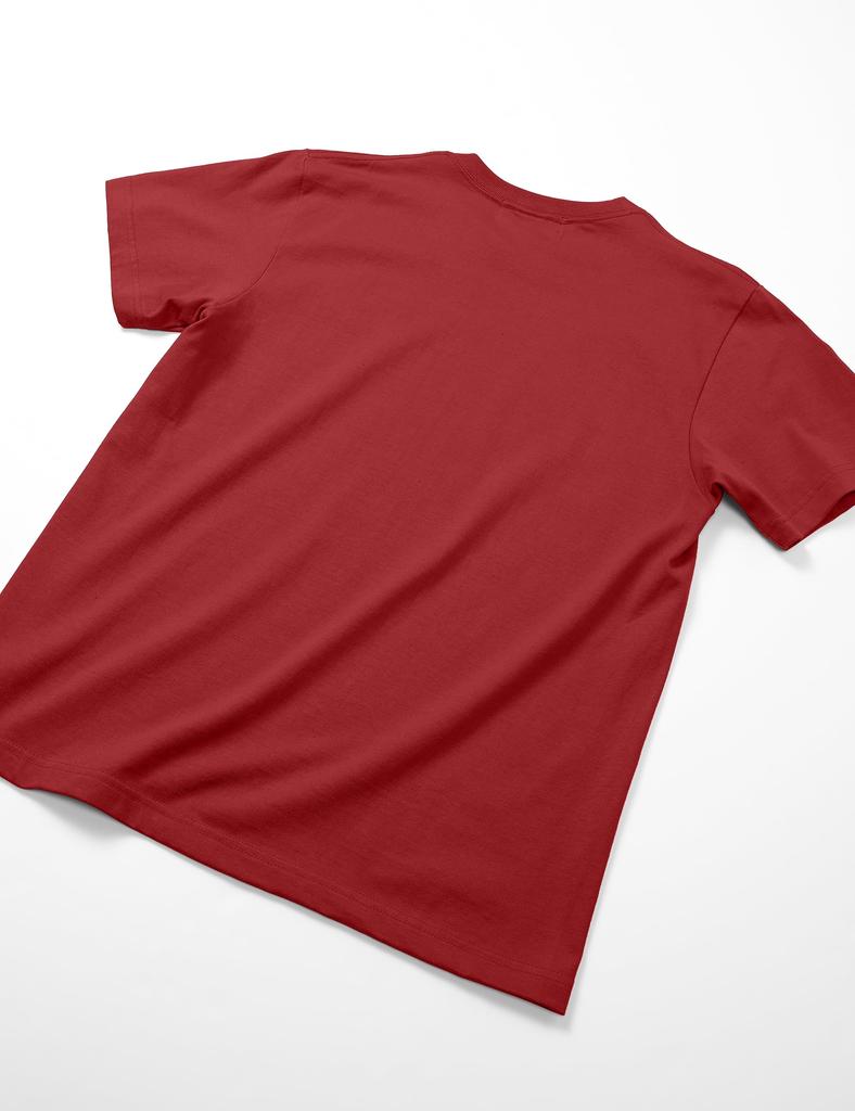 Vintage 1950s Burgundy [Indian] S/S T-shirt IC-2796