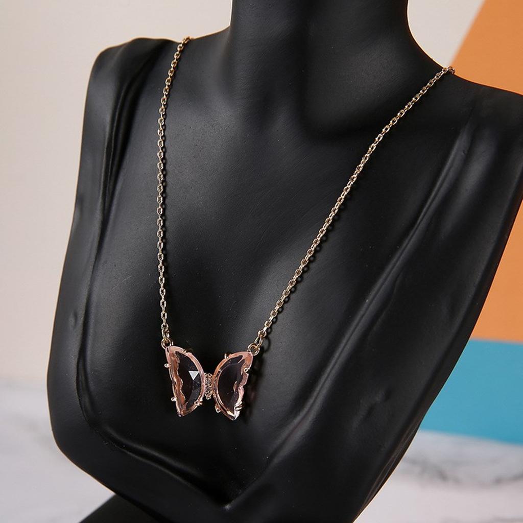 Fashion Neck Model Holder Jewelry Exhibition Stand Earrings Display Holder Resin Texture Necklace Holder for Necklace
