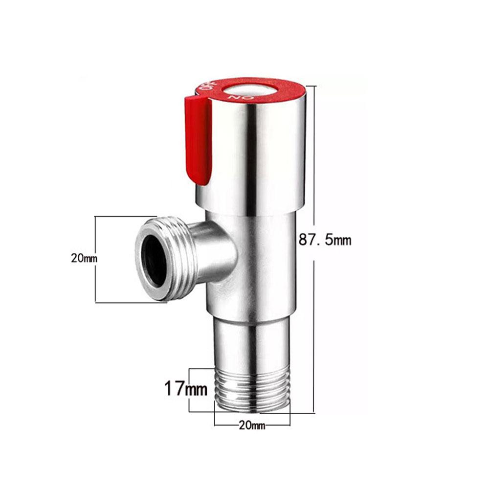 1PC Double Handle 304 Stainless Steel Cold Water Faucet Bathroom Washing Machine Faucet Bathroom Accessories