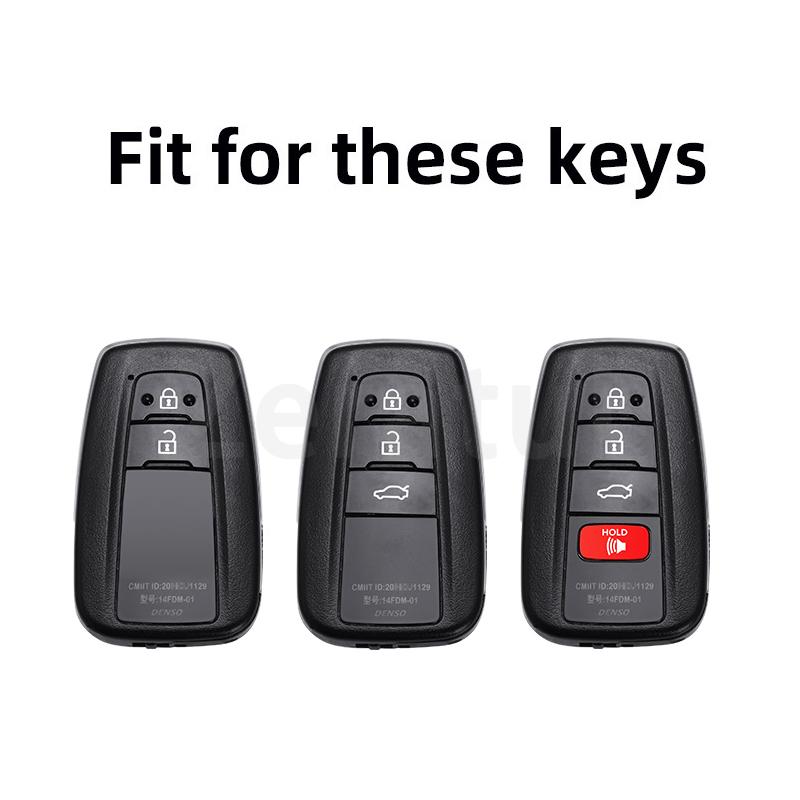 Tpu Car Key Cover Case Auto Shell Fob Holder For Toyota Rav4 Corolla Camry Prius Avalon Hybrid Highlander