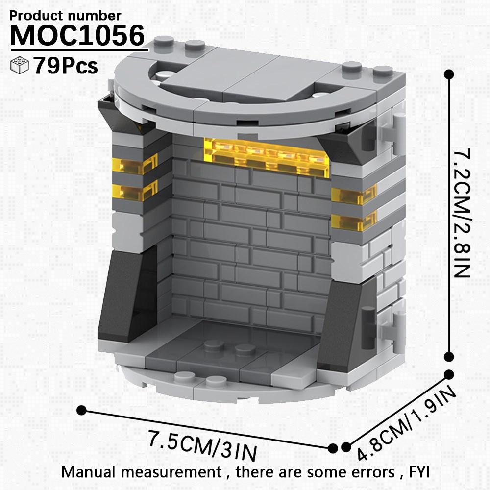 MOC Stand Movie Anime Military Action Figure Display Stands Box Blocks Compatible 75257 05007 75105 High-Speed Championed Block Bricks Toys Playsets