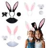 Easter Rabbits Ear Hair Hoop Costume Accessories Rabbit Headwear Makeup Decorations Cute Plush Rabbit Hairband Headband
