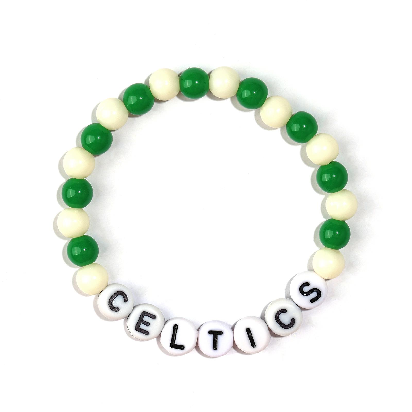 Orange Rice Bead Women s Bracelet Gold Hollow Love Pendant School Season Gift Acrylic Letter Bead Bracelet